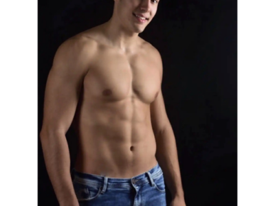 Chris London naked oral massage